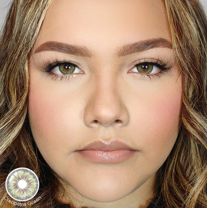 Cleopatra green Kleurlenzen (jaarlenzen) - Colorvisions