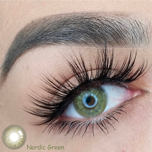 NIEUW! Nordic Green Kleurlenzen (jaarlenzen) - Colorvisions