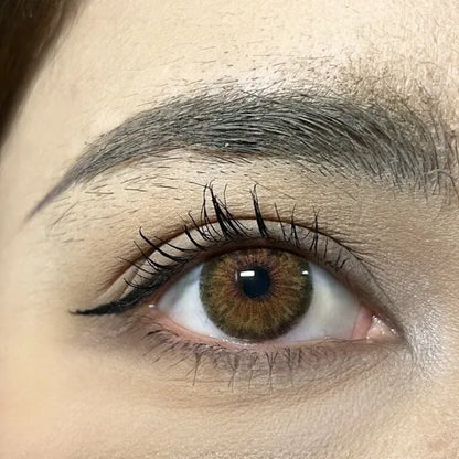 Nieuw! Cleopatra Hazel (kleurlenzen op sterkte) (jaarlenzen)