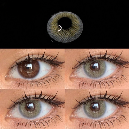 Nieuw! Polar Light/ Blue gray (kleurlenzen op sterkte) (jaarlenzen)