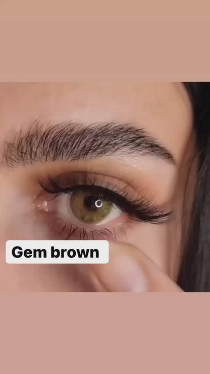Gem Brown Kleurlenzen (jaarlenzen)